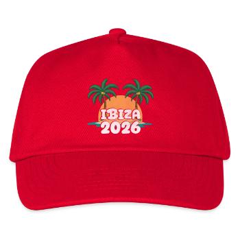 Ibiza 2026 - Kids’ Baseball Cap - red - Front