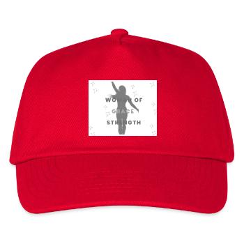 Woman of Grace and Strength  - Kids’ Baseball Cap - red - Front