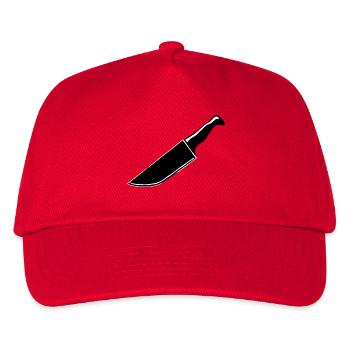 Sharp knife - Kids’ Baseball Cap - red - Front