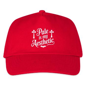 Pale Is My Aesthetic - Kids’ Baseball Cap - red - Front