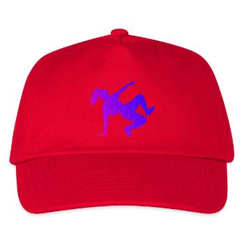 Gift idea for the breakdancer with break dance - Kids’ Baseball Cap - red - Front