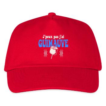 J'peux pas j'ai Guimauve - Casquette de baseball Enfant - rouge - Devant