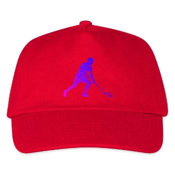 Les joueurs de floorball et de floorball vont ensemble - Casquette de baseball Enfant - rouge - Devant