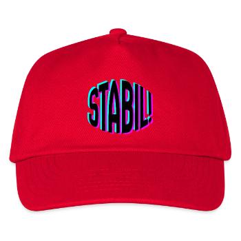 Stabil - Kinder Basecap - Rot - Vorne
