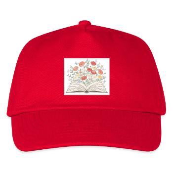 Livres - Casquette de baseball Enfant - rouge - Devant