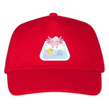 Baignoires Axolotl - Casquette de baseball Enfant - rouge - Devant