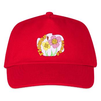 flower power - Kids’ Baseball Cap - red - Front