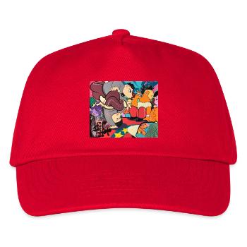 Moderner Zirkus - Kinder Basecap - Rot - Vorne