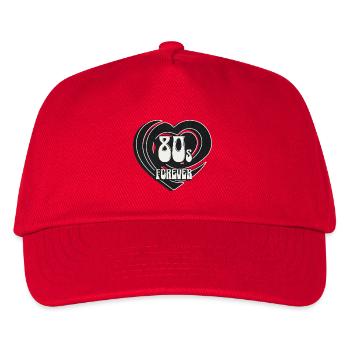 80s Forever | Retro Vintage Nostalgia - Kids’ Baseball Cap - red - Front