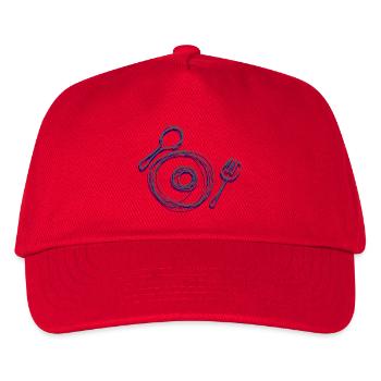 Creative cutlery design - Kids’ Baseball Cap - red - Front