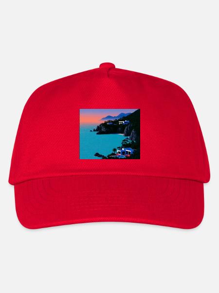 90s in amerika - Kinder Basecap - Rot