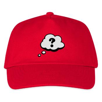 Bulle Comiques point d'interrogation - Casquette de baseball Enfant - rouge - Devant