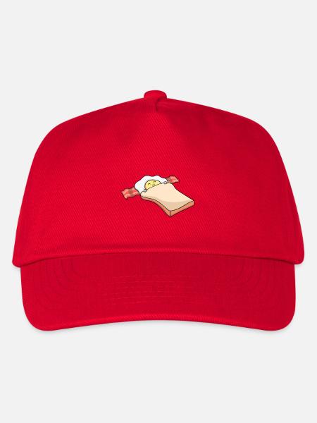 Breakfast - Breakfast - Bacon - Toast - Egg - Kids’ Baseball Cap - red