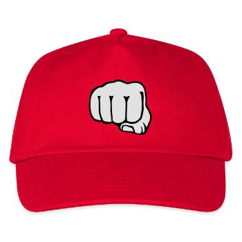 brother - fist - boxing - friends - friendship - Kids’ Baseball Cap - red - Front