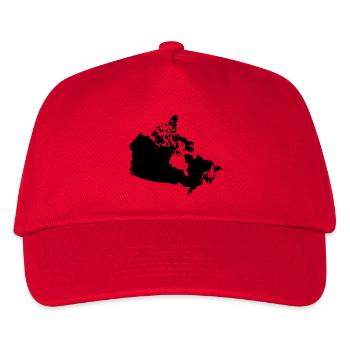 Canada Canada Map - Kids’ Baseball Cap - red - Front
