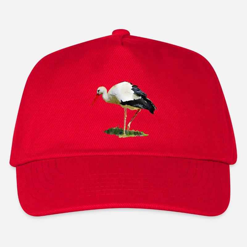 stork - Kids’ Baseball Cap - red