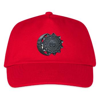 Sonne und Mond der Inka - Kinder Basecap - Rot - Vorne