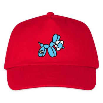 Funny Balloon Artist Dog Protective Collar Veterinarian - Kids’ Baseball Cap - red - Front