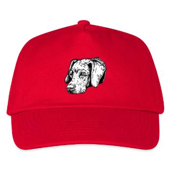 Braque du Bourbonnais Portrait - Kids’ Baseball Cap - red - Front