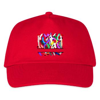 Stockings, tights and socks logo - Kids’ Baseball Cap - red - Front