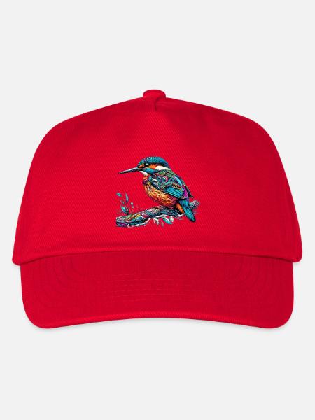 Eisvogel - Kinder Basecap - Rot