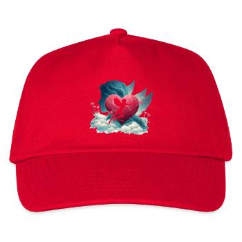 Cupid Archer Heart Artwork - Kids’ Baseball Cap - red - Front