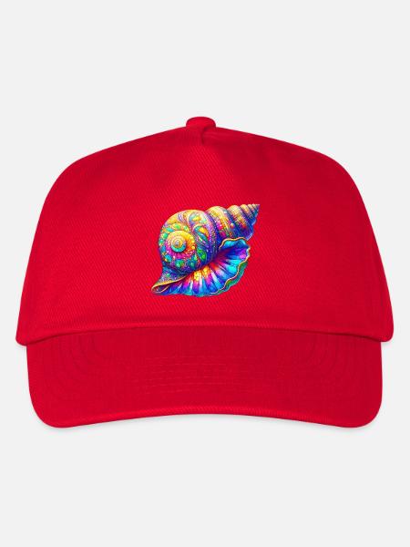 Muschel - Kinder Basecap - Rot
