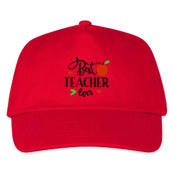 Back To School - Kids’ Baseball Cap - red - Front