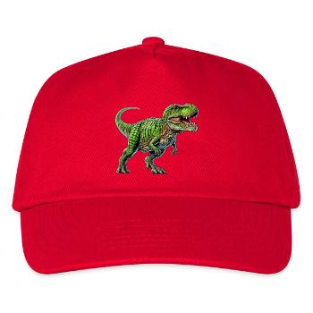 Dinosaur - Kids’ Baseball Cap - red - Front