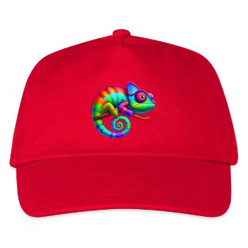 Caméléon - Casquette de baseball Enfant - rouge - Devant