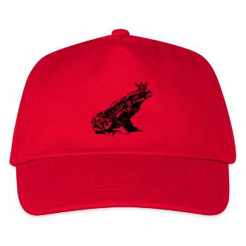 Crapaud couronné - Casquette de baseball Enfant - rouge - Devant