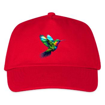 Kolibri - Kinder Basecap - Rot - Vorne