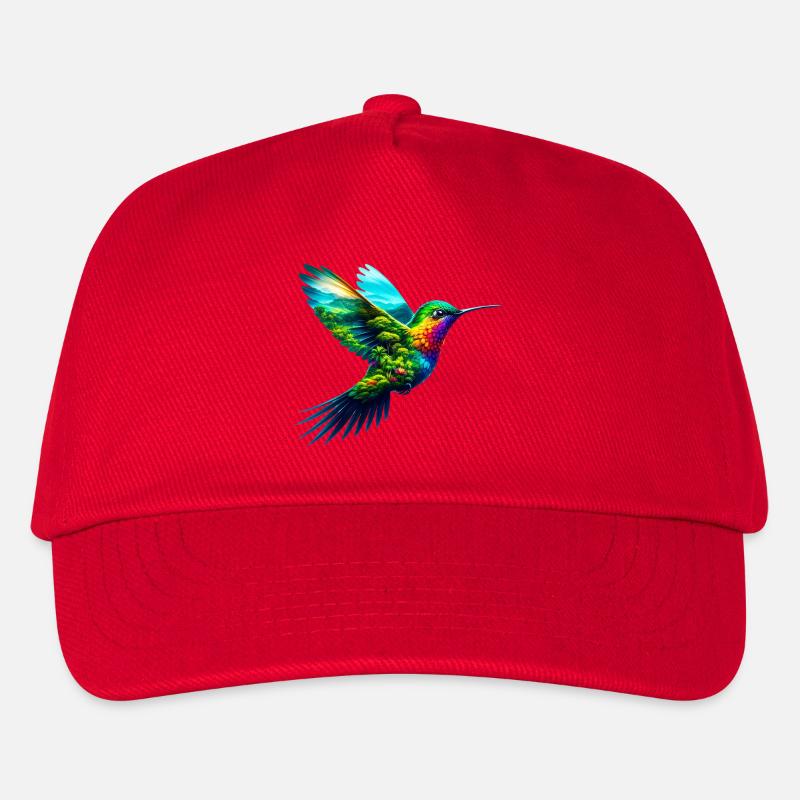 Kolibri - Kinder Basecap - Rot