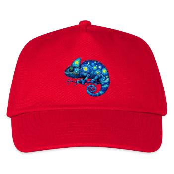 Chamäleon - Kinder Basecap - Rot - Vorne