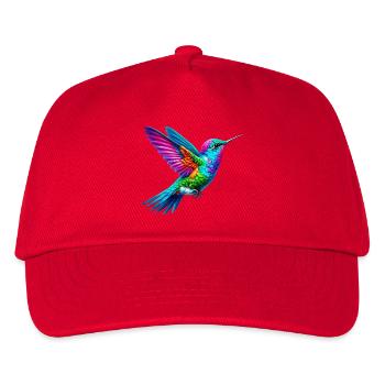 Kolibri - Kinder Basecap - Rot - Vorne