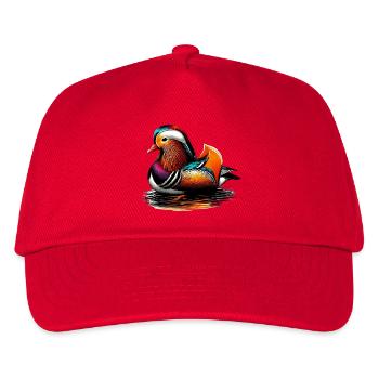 Mandarin duck - Kids’ Baseball Cap - red - Front