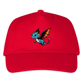 Dragon - Kids’ Baseball Cap - red - Front