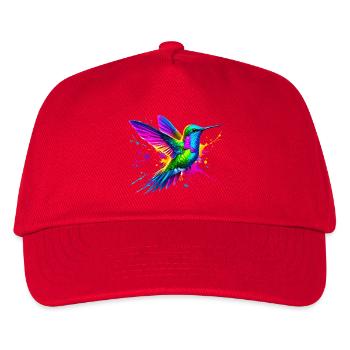 Kolibri - Kinder Basecap - Rot - Vorne