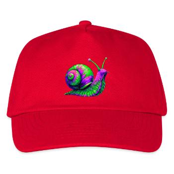Snail - Kids’ Baseball Cap - red - Front