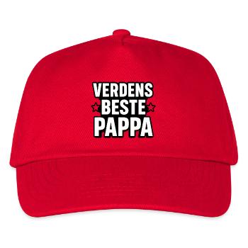 World's Best Dad T-Shirt - Kids’ Baseball Cap - red - Front