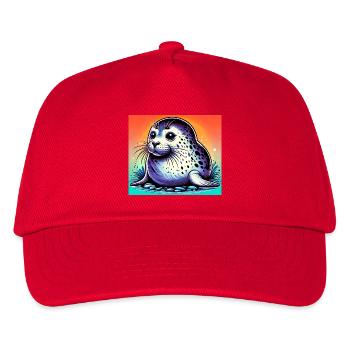 Siegel - Kinder Basecap - Rot - Vorne