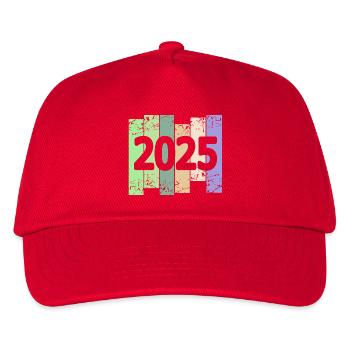 Artwork 2025 - Kinder Basecap - Rot - Vorne