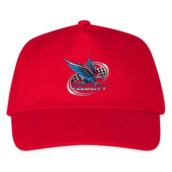 Conception Speed Eagle Racing - Casquette de baseball Enfant - rouge - Devant