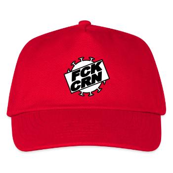 FCK_CRN_1 - Kinder Basecap - Rot - Vorne