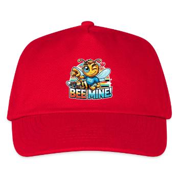 Bee Mine pour les hommes - Casquette de baseball Enfant - rouge - Devant