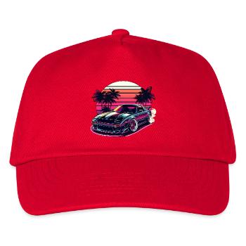 JDM car Japanese Retro Car Racing Drifting Legend - Kids’ Baseball Cap - red - Front