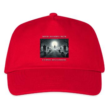 Eternal shadows in the cemetery - Kids’ Baseball Cap - red - Front