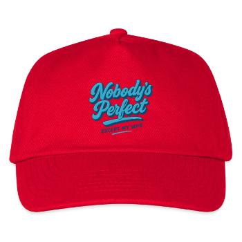 No one is perfect... Except my wife - Kids’ Baseball Cap - red - Front