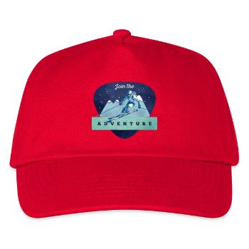 Adventure Skiing Mountain - Kids’ Baseball Cap - red - Front