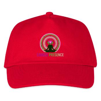 Choose Presence - Yoga Meditation Lotus - Kids’ Baseball Cap - red - Front